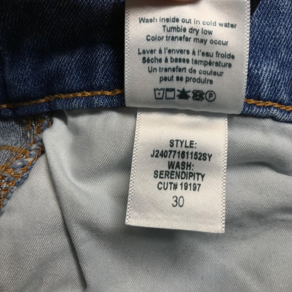 Veronica Beard Taylor Wide Leg Crop Jeans Womens 30 High Rise Serendipity Blue - Picture 7 of 14